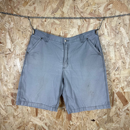 Carhartt Carpenter Greige Workwear Shorts Relaxed Fit W38
