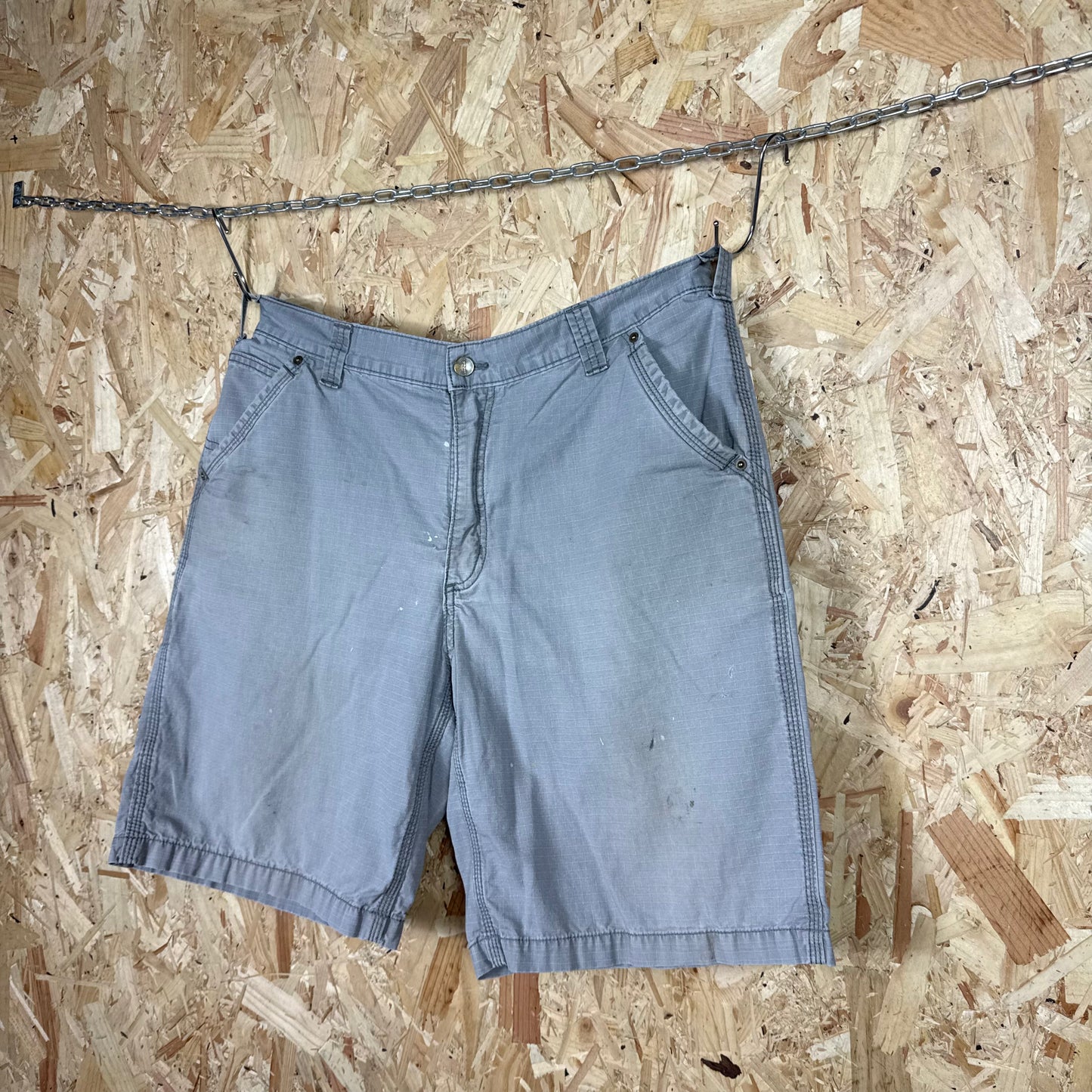 Carhartt Carpenter Greige Workwear Shorts Relaxed Fit W38