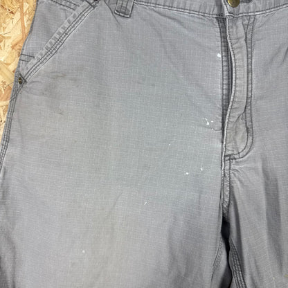 Carhartt Carpenter Greige Workwear Shorts Relaxed Fit W38