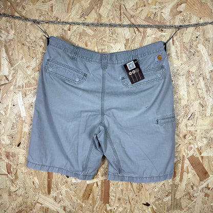 Carhartt Carpenter Greige Workwear Shorts Relaxed Fit W38