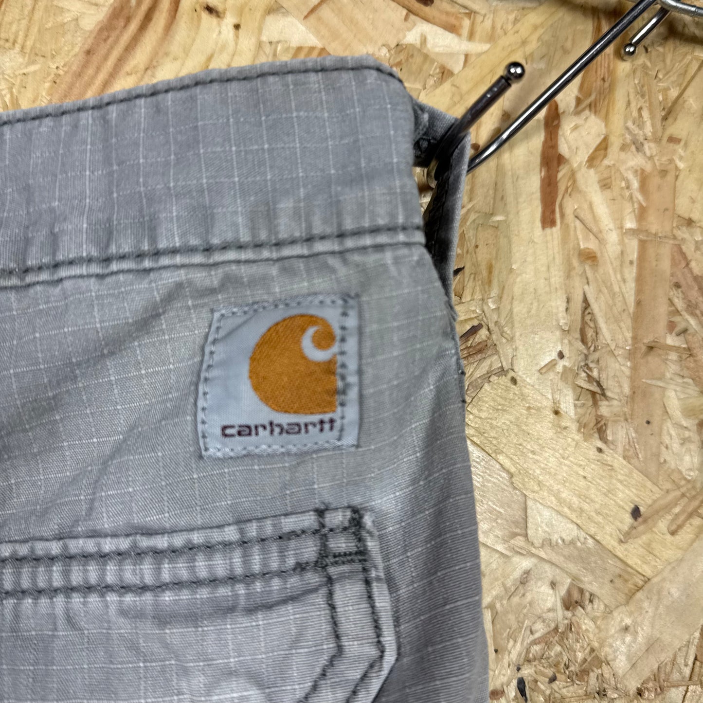 Carhartt Carpenter Greige Workwear Shorts Relaxed Fit W38