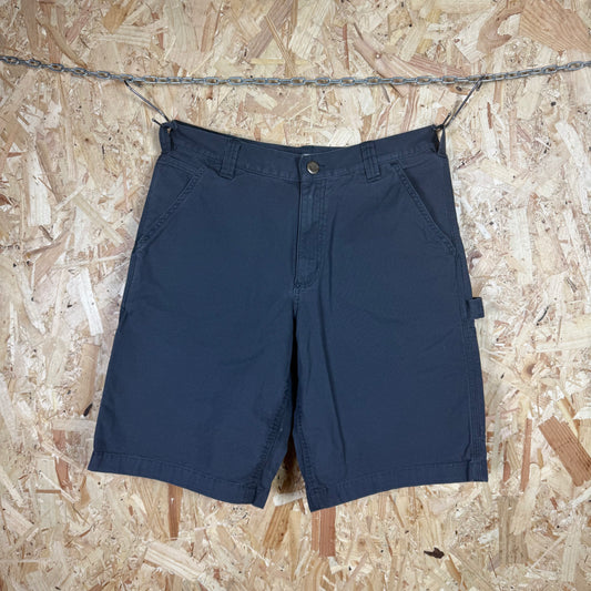 Carhartt Carpenter Grey Workwear Shorts Relaxed Fit W34