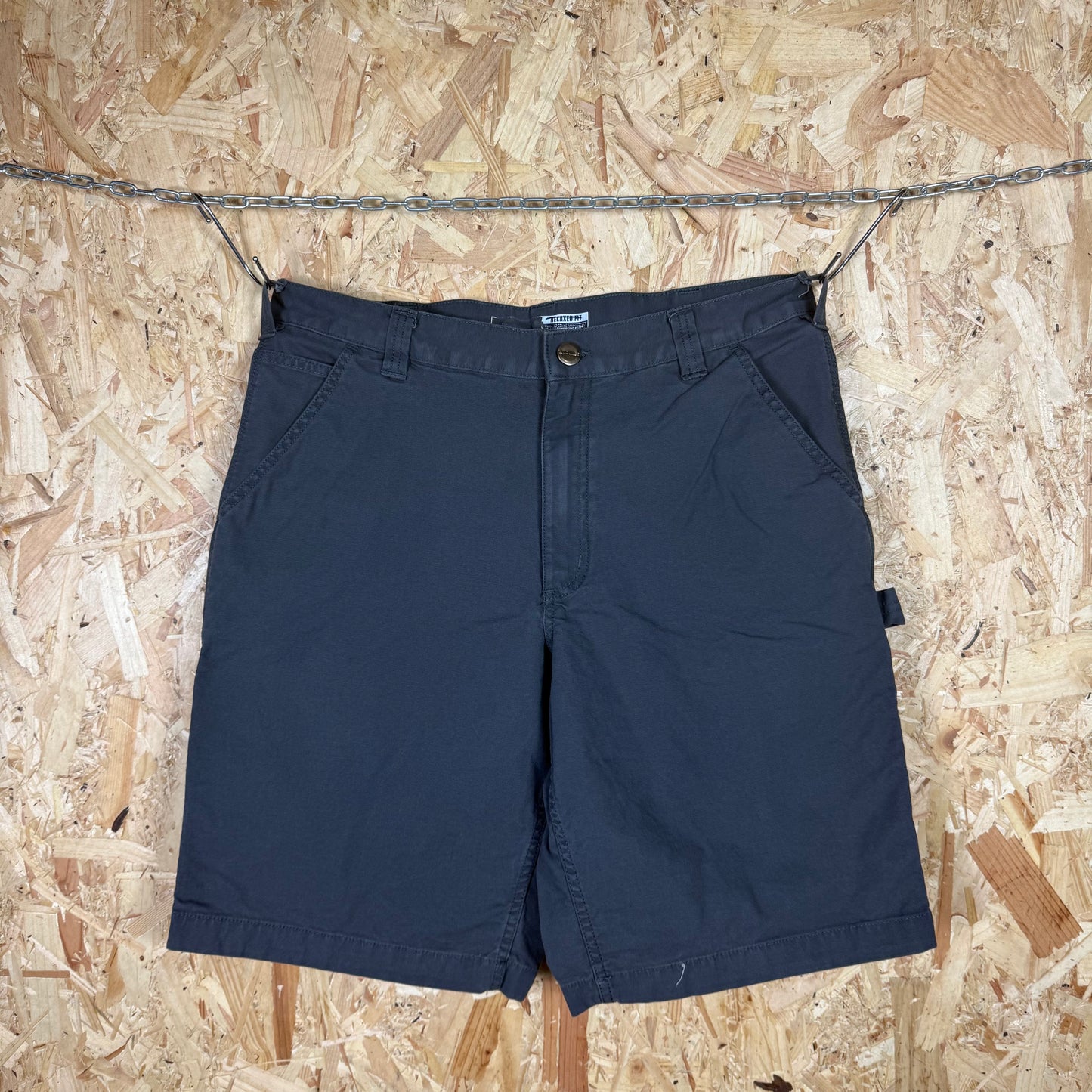 Carhartt Carpenter Grey Workwear Shorts Relaxed Fit W36