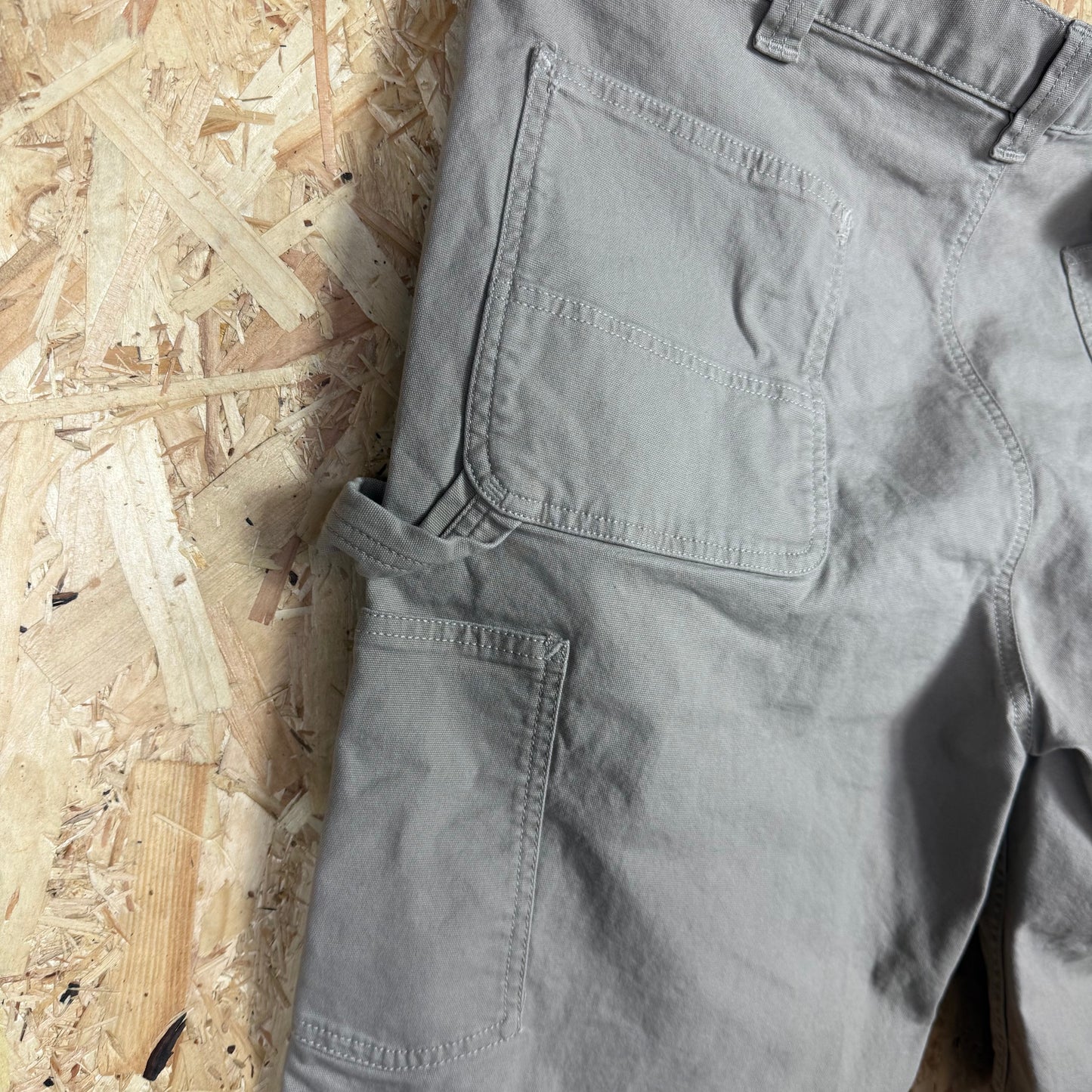 Carhartt Carpenter Beige Workwear Shorts Relaxed Fit W38