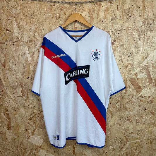 Rangers 2004-05 Away Shirt Diadora Size 2XL