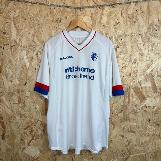 Rangers 2002-03 Diadora Third Shirt Size XL